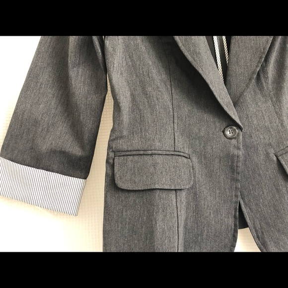 Papaya Jackets & Blazers - Papaya - Char Gray Blazer